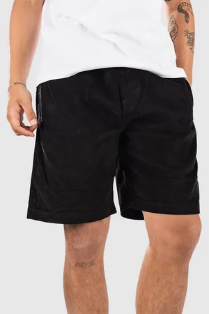 Blue Tomato Mini Cord Pantalones Cortos negro