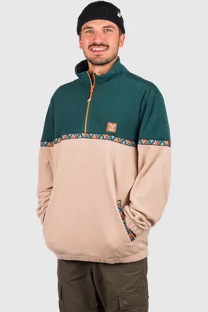 Iriedaily Monte Noe Troyer Sudadera con Cremallera verde