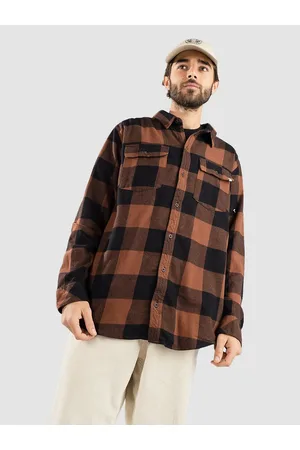 Dravus Travis Flannel Camisa marrón