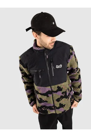 Welcome Cloak Sherpa Fleece Sudadera con Cremallera marrón