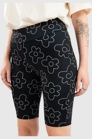 Urban classics High Waist Aop Tech Cycle Pantalones Cortos negro