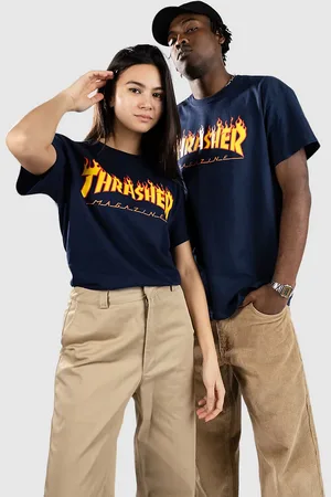 Thrasher Flame Camiseta azul
