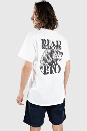 Dravus Dead Serious Camiseta blanco