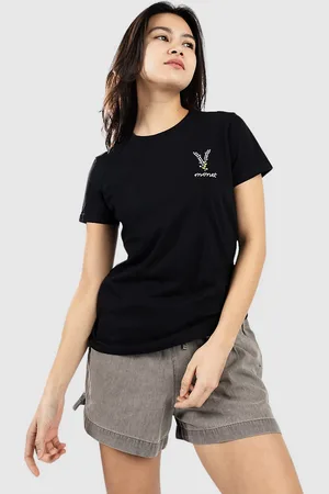 Monet Ditsy Lavendar Camiseta negro