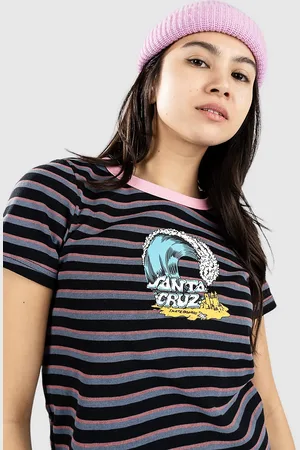 Santa Cruz Onshore Front Camiseta negro