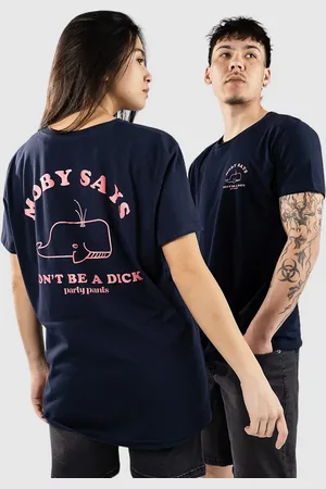 PARTY PANTS Mob Says Camiseta azul