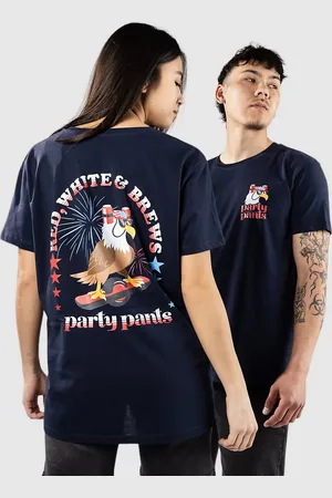 PARTY PANTS Shred Eagle Camiseta azul