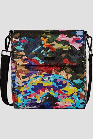 Sprayground Sliced And Diced Camo Messenger Bolso de Bandolera estampado