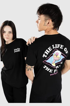 PARTY PANTS Permanent Vacation Camiseta negro