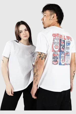 PARTY PANTS Chug Life Camiseta blanco