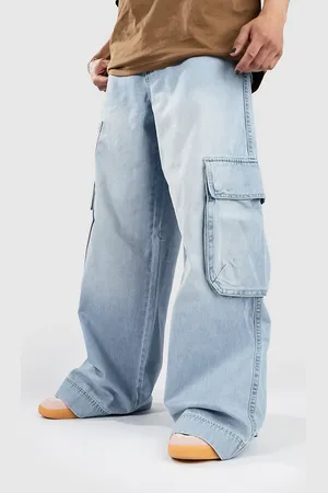 A.Lab Rave Cargo Denim Vaquero azul