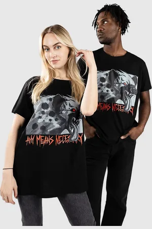 Any Means Necessary Snarl Camiseta negro