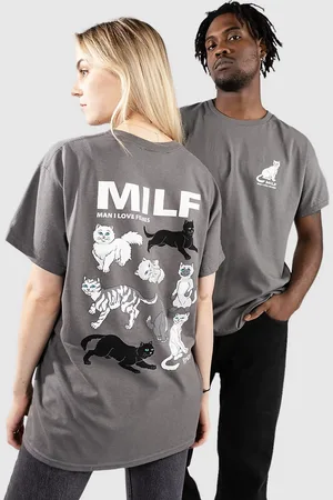 Rip N Dip Man I Love Felines Camiseta gris