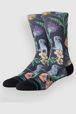 Stance Just Flocked Socks negro