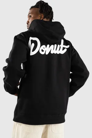 Donut Og Logo Sudadera con Capucha negro