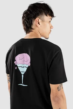 ICECREAM Cecream Tini Logo Camiseta negro