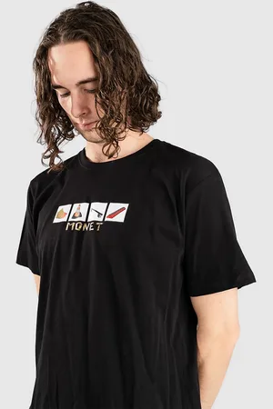 Monet Dyi Camiseta negro