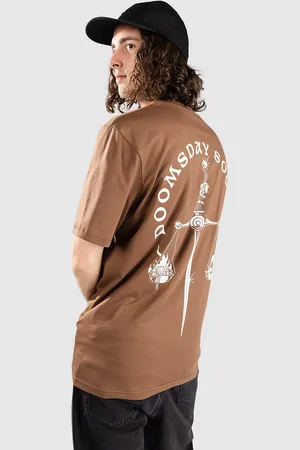 DOOMSDAY SOCIETY Justice Camiseta marrón