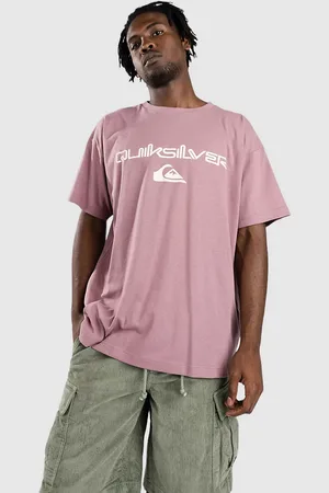 Quiksilver Vintage Omni And Logo Camiseta rosado