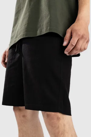 Anerkjendt Aklt James Cot-Linen Ela Pantalones Cortos negro