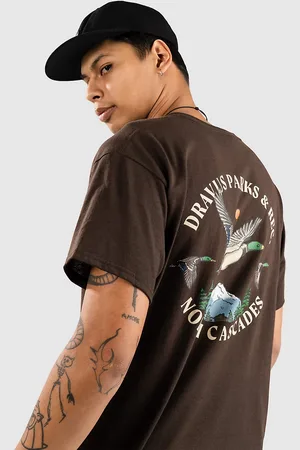 Dravus Parks And Rec Camiseta marrón