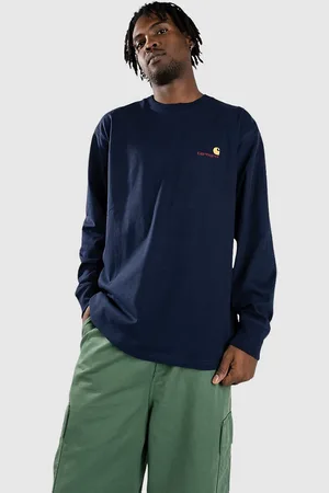 Carhartt American Script Camiseta azul
