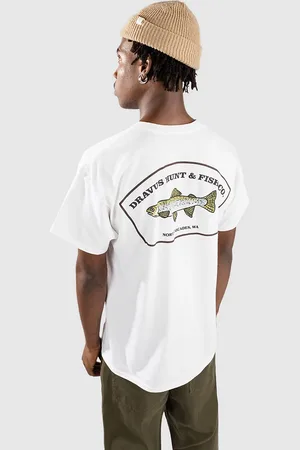 Dravus Hunt And Fish Camiseta blanco