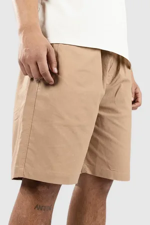 Blue Tomato Linen Pantalones Cortos marrón