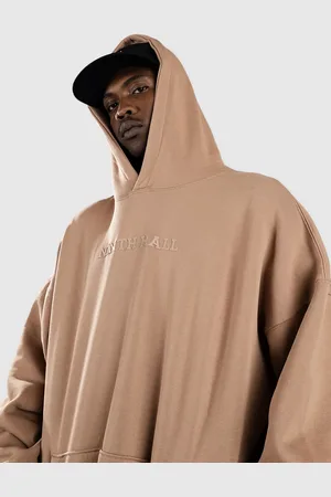 Ninth Hall Oversized Logo Sudadera con Capucha marrón