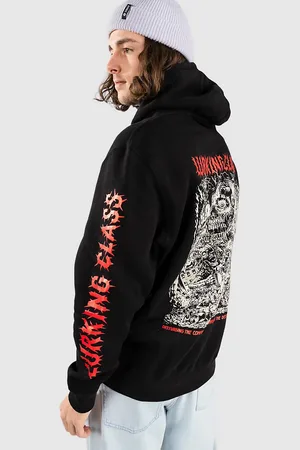 Lurking Class Global Infestation X Stikker Sudadera con Capucha negro