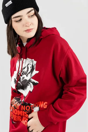 Broken Promises Silence Sudadera con Capucha rojo