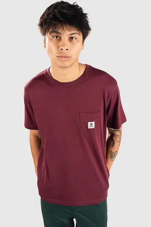 Element Basic Pocket Label Camiseta rojo