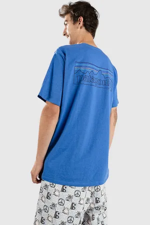Patagonia P-6 Logo Responsibili Camiseta azul