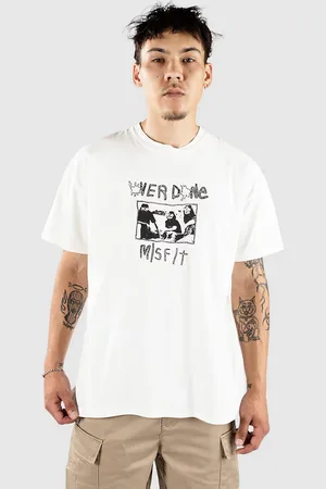 Misfit Over Down 50-50 Camiseta blanco
