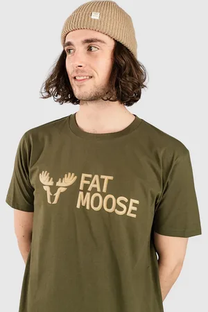 Fat Moose FM Logo Camiseta verde