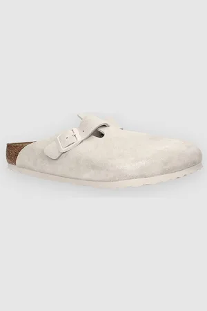 Birkenstock Boston Suede Leather Sandalias