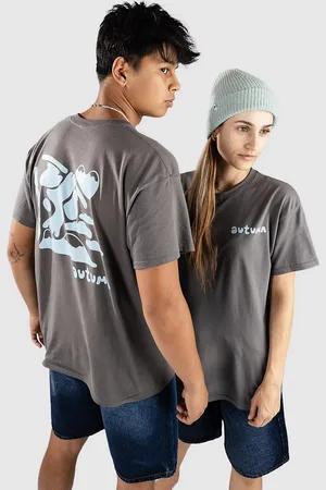 Autumn Headwear Peak Plant Camiseta gris