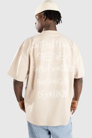 Woodbird Bose Scribbel Camiseta marrón