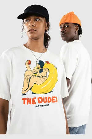 The Dudes Tubular Camiseta blanco