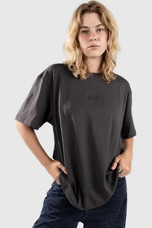 Blue Tomato Wavy Square Boyfriend Camiseta negro