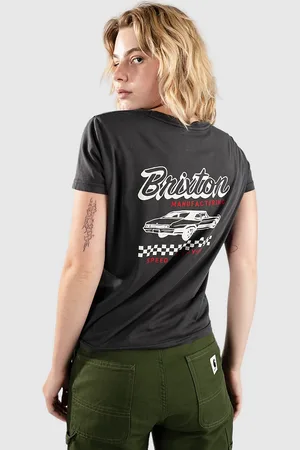 Brixton Speed And Service Fitted Camiseta negro