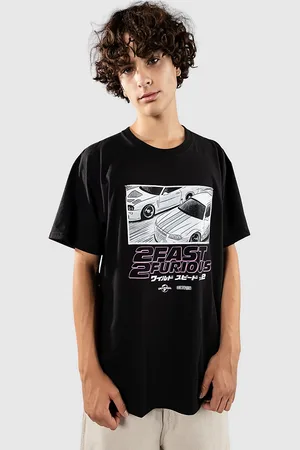 Key Street Manga Race Camiseta negro