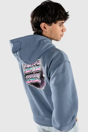 Santa Cruz Chrome Space Dot Sudadera con Capucha azul