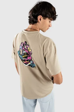 Santa Cruz Space Hand Camiseta gris