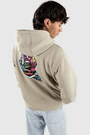 Santa Cruz Space Hand Sudadera con Capucha verde