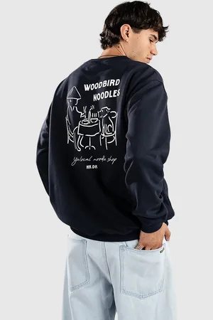 Woodbird Cane Noodle Crew Jersey azul
