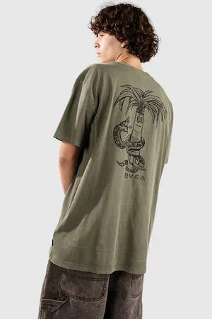 RVCA Pommier Palms Camiseta verde