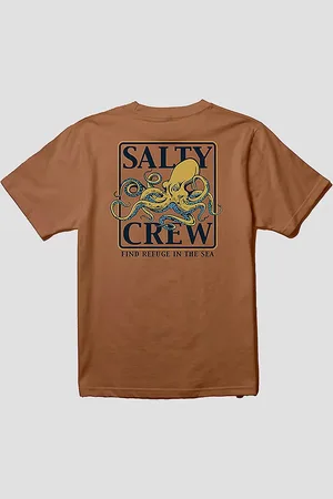 Salty Crew Ink Slinger Kids Camiseta marrón