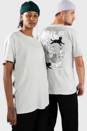 Rip N Dip Man I Love Felines Camiseta gris
