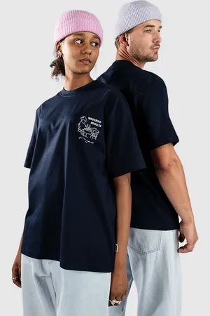 Woodbird Baine Noodle Camiseta azul